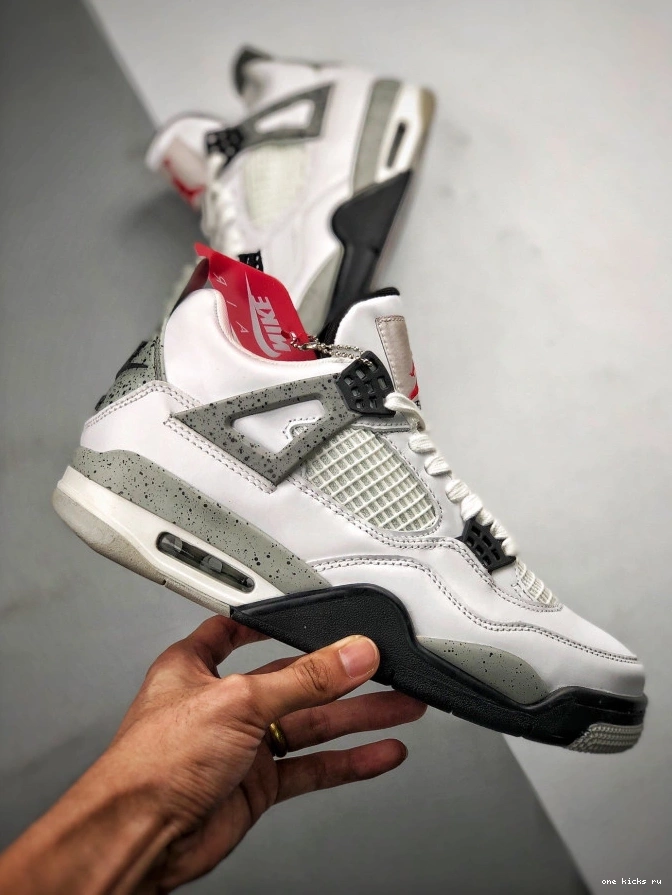 Rep Onekick Cement 840606-192 Jordan White Air 4 (nike) OG 0707